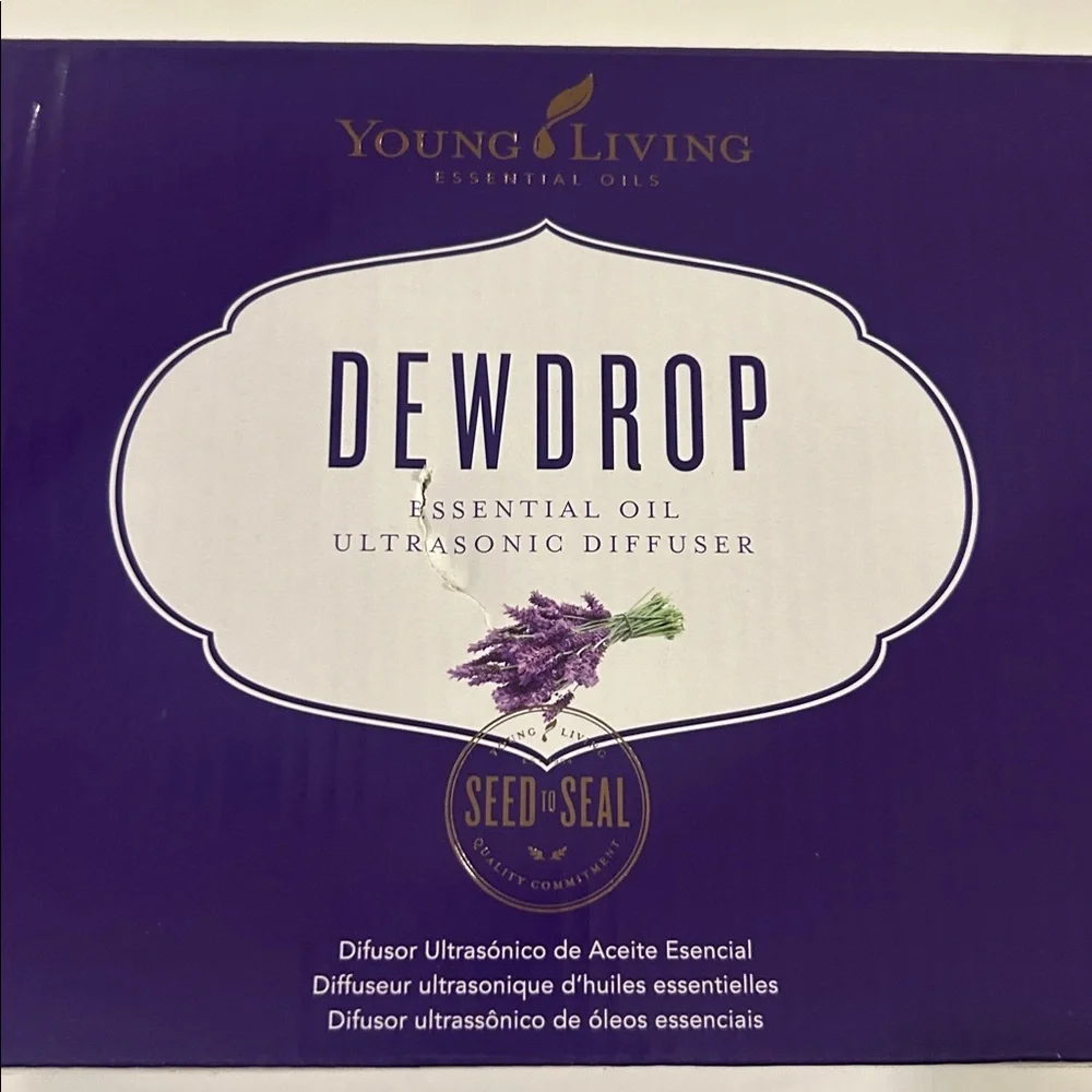 Young Living YL New dew drop diffuser essential oils aromatherapy boxed set